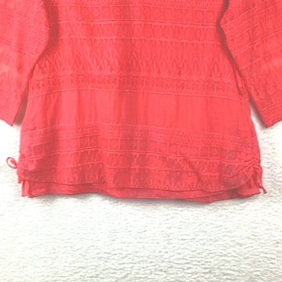 Lulu B Women’s XL Crochet and Lace Blouse - Picture 6 of 10